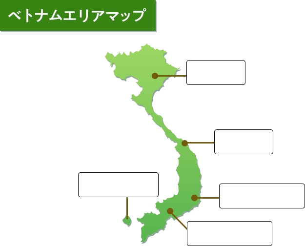 ベトナムエリアマップ